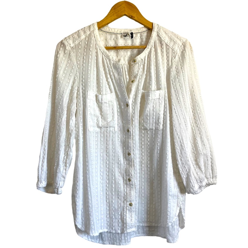 ANTHROPOLOGIE AKEMI + KIN White Tunic Top medium